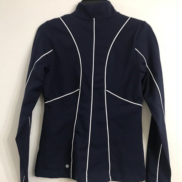 Calia Women's Tipped Cold Dash 1/4 Zip in Opulent Blue NWT - Picture 6 of 10